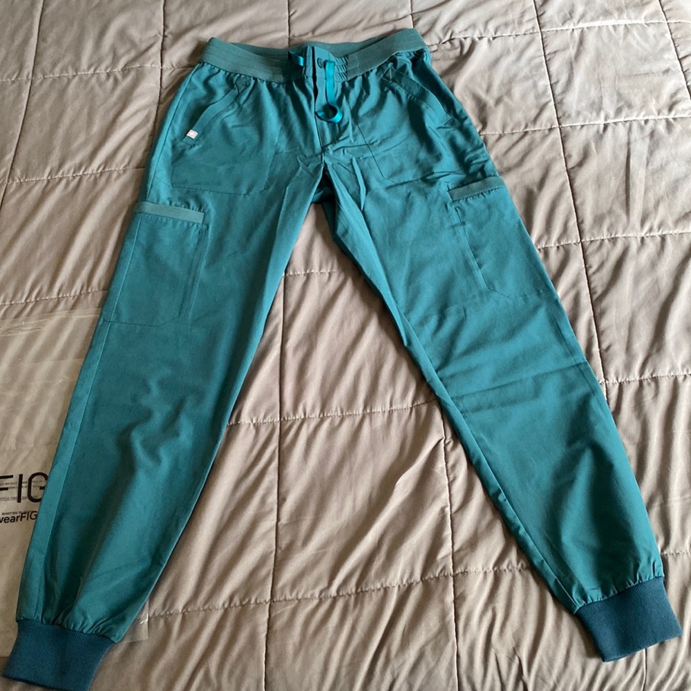 FIGS Scrubs Bottoms- Caribbean Blue